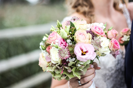 Wedding bride bouquet ceremonies corsage boutonnieres Cupidon Florist