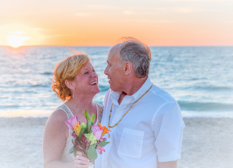 grandparents wedding anniversay grand father grand mother delivery flower